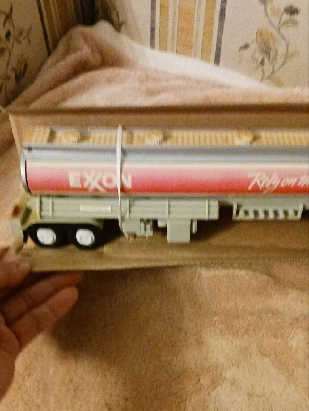 Red & Silver Toy Tanker Truck - Rely on the Tiger